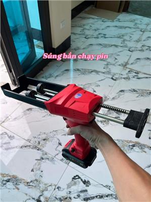 Súng Cầm Tay Bơm Keo Chạy Pin Điện SAVETO 